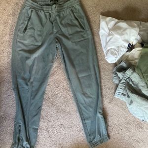 Athleta green joggers